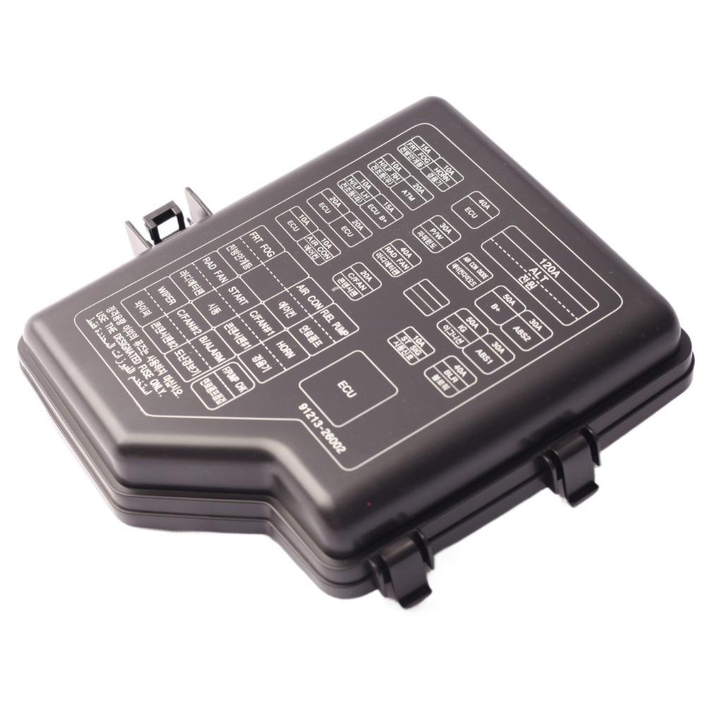 Brand New Genuine Material BSM Fuse Box Cover Bracket 91213 26000 91213-26000 9121326000 For Hyundai Boliger Santafe 1pc