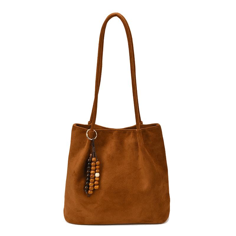 Shoulder bag autumn new large-capacity bag women's retro shoulder underarm bag lazy style versatile commuter tote bag