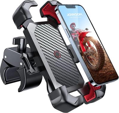 JOYROOM 2024 Motorcycle Phone Vibration Stand Mount for Bicycles and Smartphone Secures Strong Easy Compatible with iPhone Samsung Galaxy Holder,