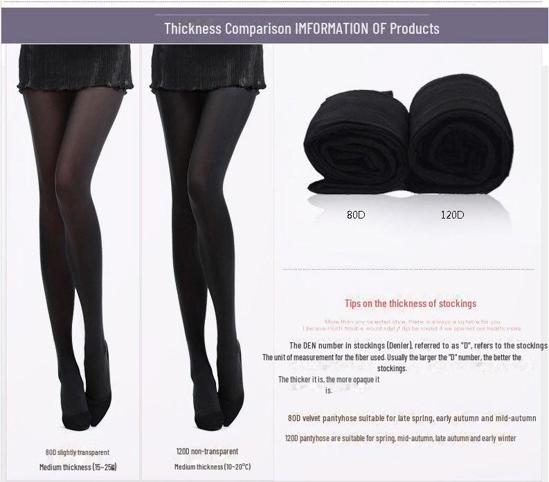 Yongchun 120D Samt-Strumpfhose für Damen - Frühling/Herbst Leggings Stil 6688