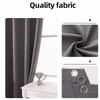 100% Blackout Curtains Sun Blocking Curtains High Density Thermal Insulated Drapes for Bedroom Living Room