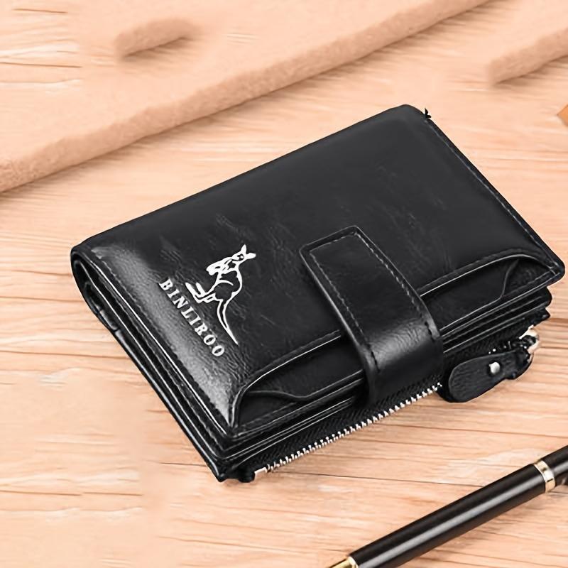 XYKK01 Luxury Wallet for Men Coin Purse Card Holder zwart