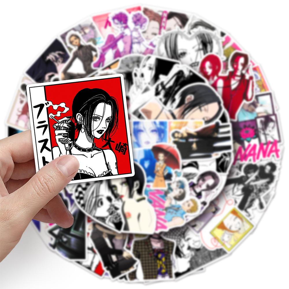 10/30/50pcs Anime NANA Stickers Decals Toy DIY Laptop Motorcycle Phone Case Car Travel Luggage Diary Graffiti Decoration Sticker
