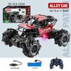 Off-Road Remote Control Climbing Car: High-Speed, 2.4G, Four-Channel, Rechargeable with Lights – Dynamic Toy Vehicle for Kids.