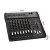 9 Channel Professional Console Studio Audio Mixer USB Bluetooth DJ Sound Mixing for Family KTV Meeting Campus Speech