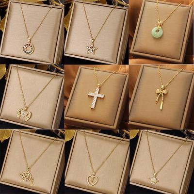 Titanium Steel Minimalist Necklace - Trendy, Luxurious, Versatile Clavicle Chain Accessories