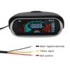Digital 50-9999 RPM Tachometer with Flashing Alarm LCD Meter Auto Car Tacho Gauge for 1-10 Cylinder Gasoline Diesel Car 12V 24V