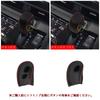 Hearsheng Genuine Leather Shift Knob Cover for Nissan New Roox B4 Series 2000 Custom Interior Protects Against Nail Easy Design with Black B44A, B47A,