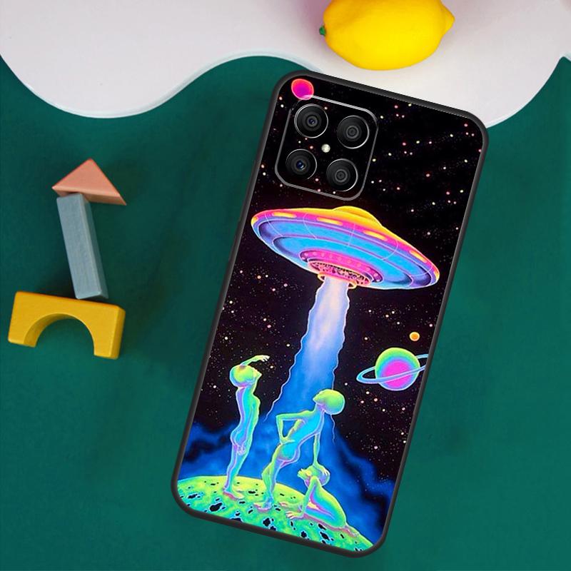 Alien UFO Case For Honor 200 Pro 50 70 90 X9a X8a X8 X9 X8b X9c X9b Honor Magic 7 Lite 5 6 Pro Cover