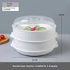 Multi-layer Plastic Steamer Large Capacity High Temperature Heating Steamed Buns Steamers Steaming Rack Household Steaming Grid