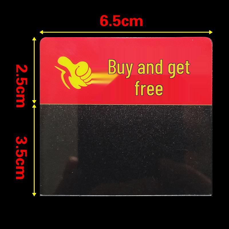 Transparent PVC Shelf Label Sleeve for Pharmacy and Baby Store Price Tags