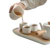 Chinese Style Square C Ceramic Tea Set