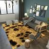 Imitation Fur Pattern Carpet 3D Printing Animals Bedroom Full of Tea Table Blanket Simple Bedside Carpet Customized Floor Mat