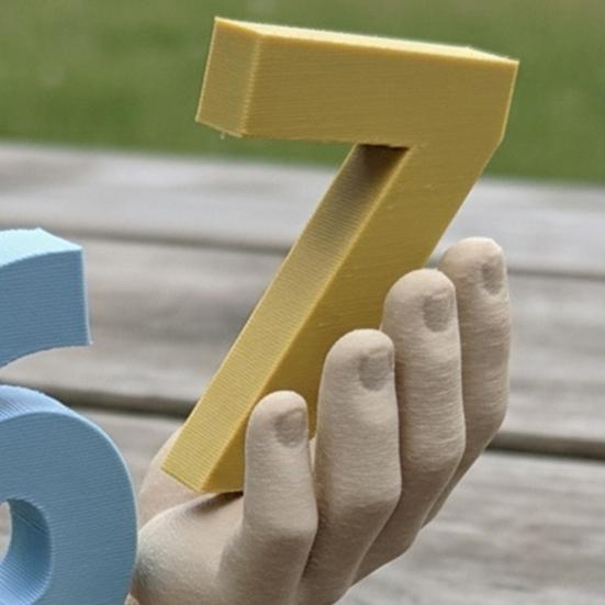 67 Meme Figurita de Mano Impresa en 3D Sosteniendo Número Escultura de Mano Doble Estatua Llaveros Baratijas Soporte para Joyas Decoración de Escritorio Adorno