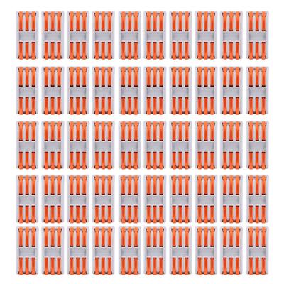 50 Pcs Wiring Conductor 11~28AWG PCT23 Orange Quick Wiring Terminal Connector