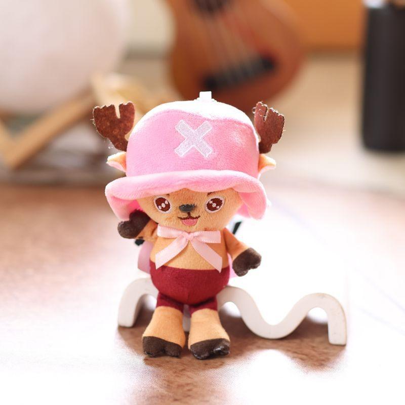 Anime One Piece Toy Keychain Cute Chopper Luffy Figure Collectible Teens For