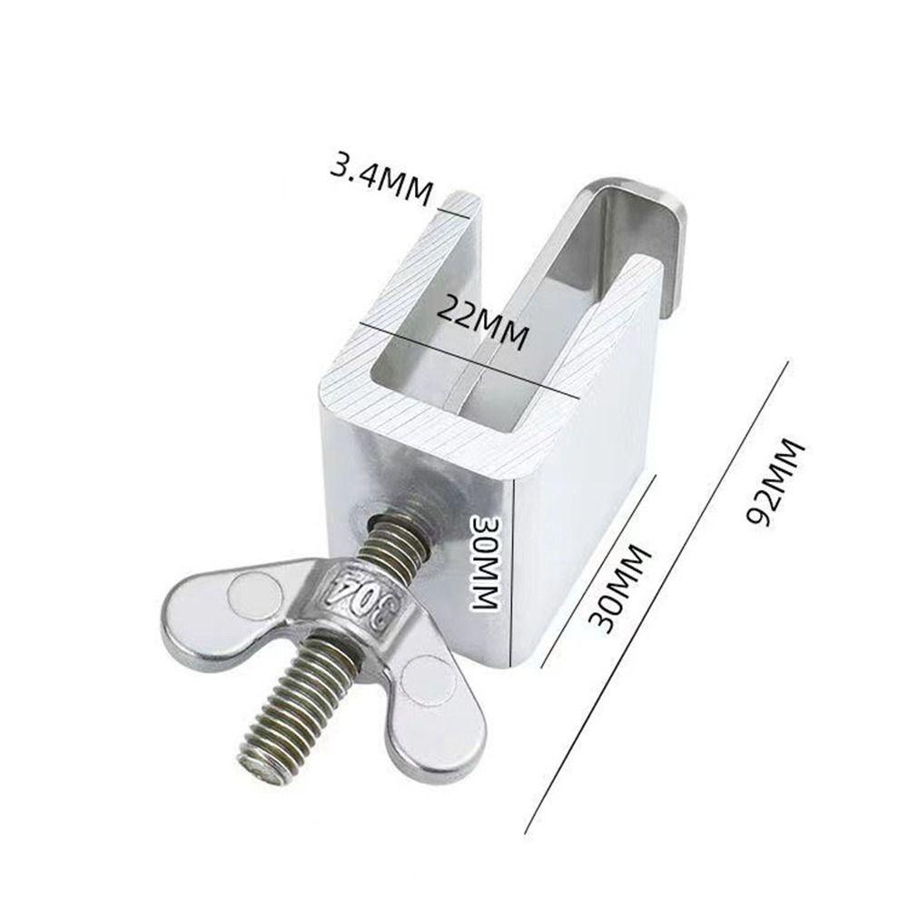 Stainless Steel Safety Door Lock Self-Defense Anti Theft Security Buckle Lock Portable Easy To Install Door Stopper Lock Hotel