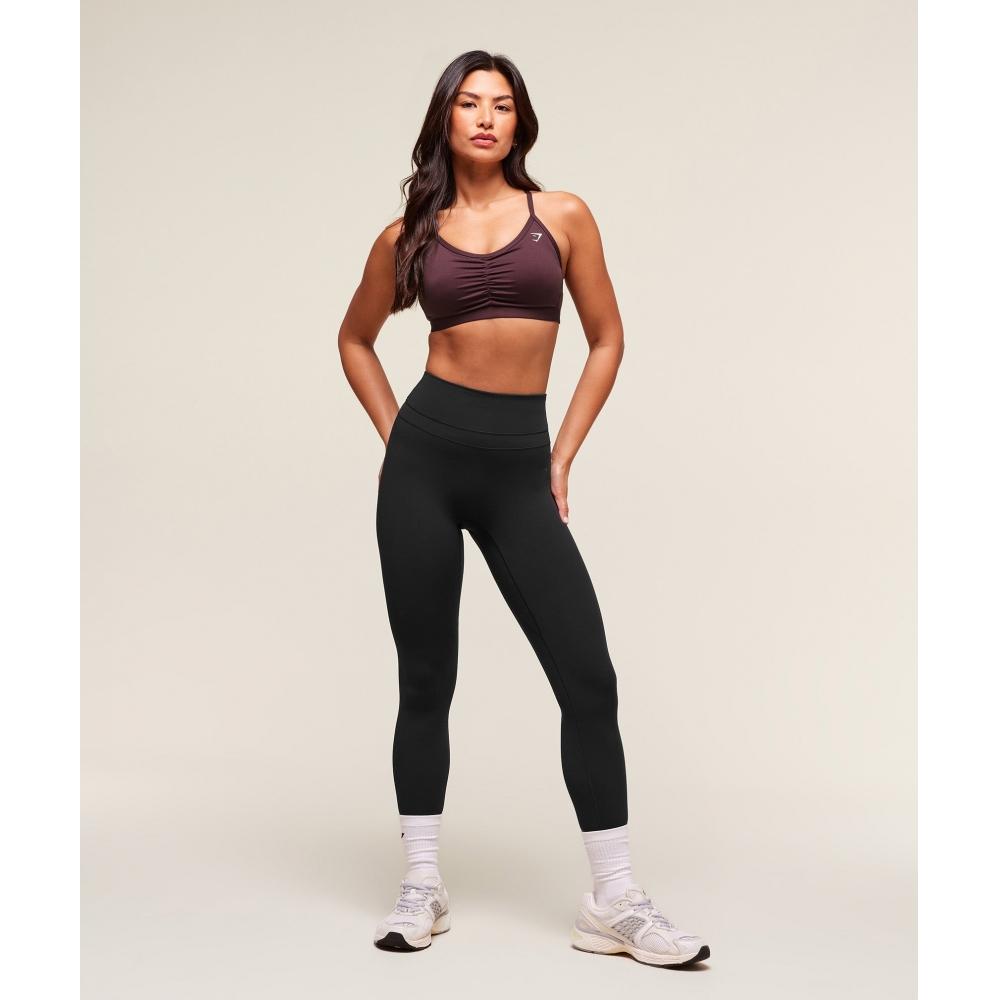 Gymshark Ruched Sports Bra Cherry Purple B2a7a Pcds