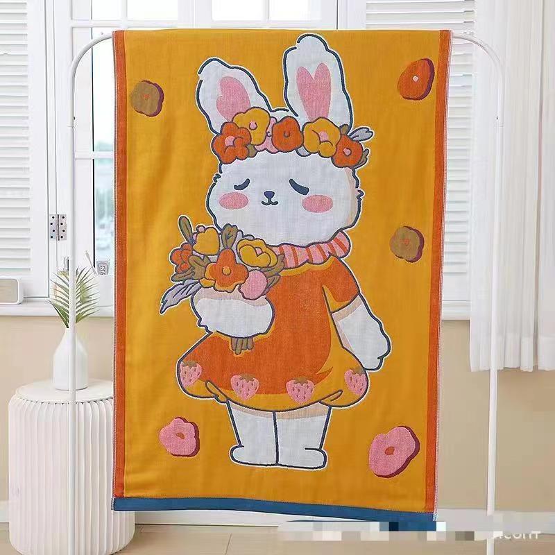 

Банное полотенце из чистого хлопка, милое, 4-слойное, марлевое, для сушки тела, впитывающее, для взрослых, безопасное, душевое одеяло, мягкое, не линяет