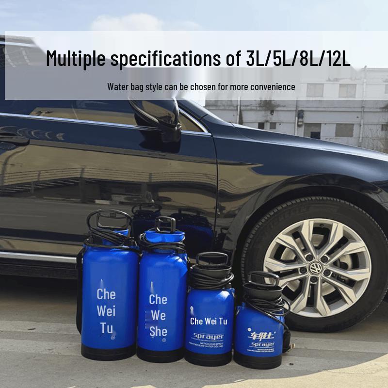 Carvis 12L Manual Portable High-Pressure Car Wash Sprayer
