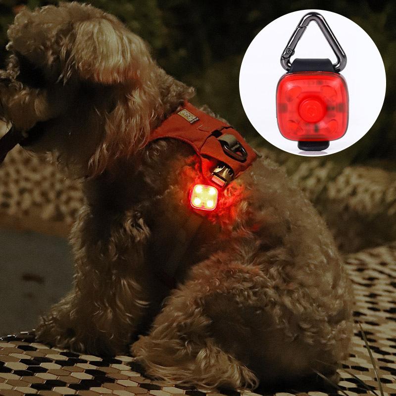 1pc Pet Luminous Pendant, Dog LED Walking Pet Cat Glowing Pendant Safety Luminous Collar Dog USB Rechargeable 3 Modes Flashlight