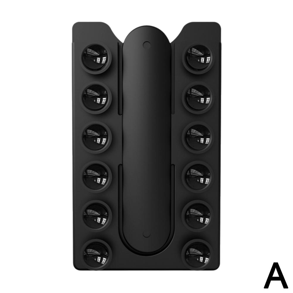 2v1 Nálepka na zadní stranu Přísavka Držák na mobilní telefon Silikonová podložka pod hrnek Stojan na smartphone na zeď Pro skleněné obklady Hladké stěny nebo Stůl