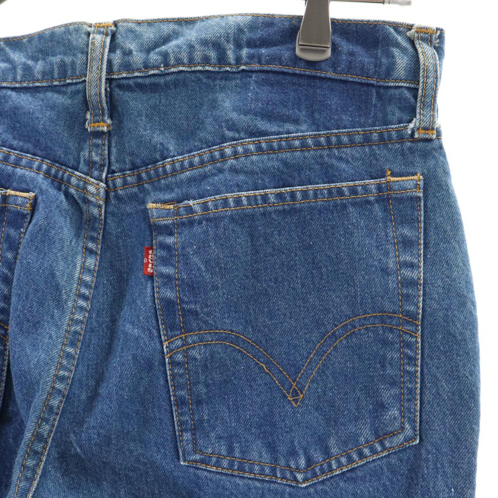 Levi's Calças de ganga retas 42 Talon Vintage anos 80 Masculinas Usadas