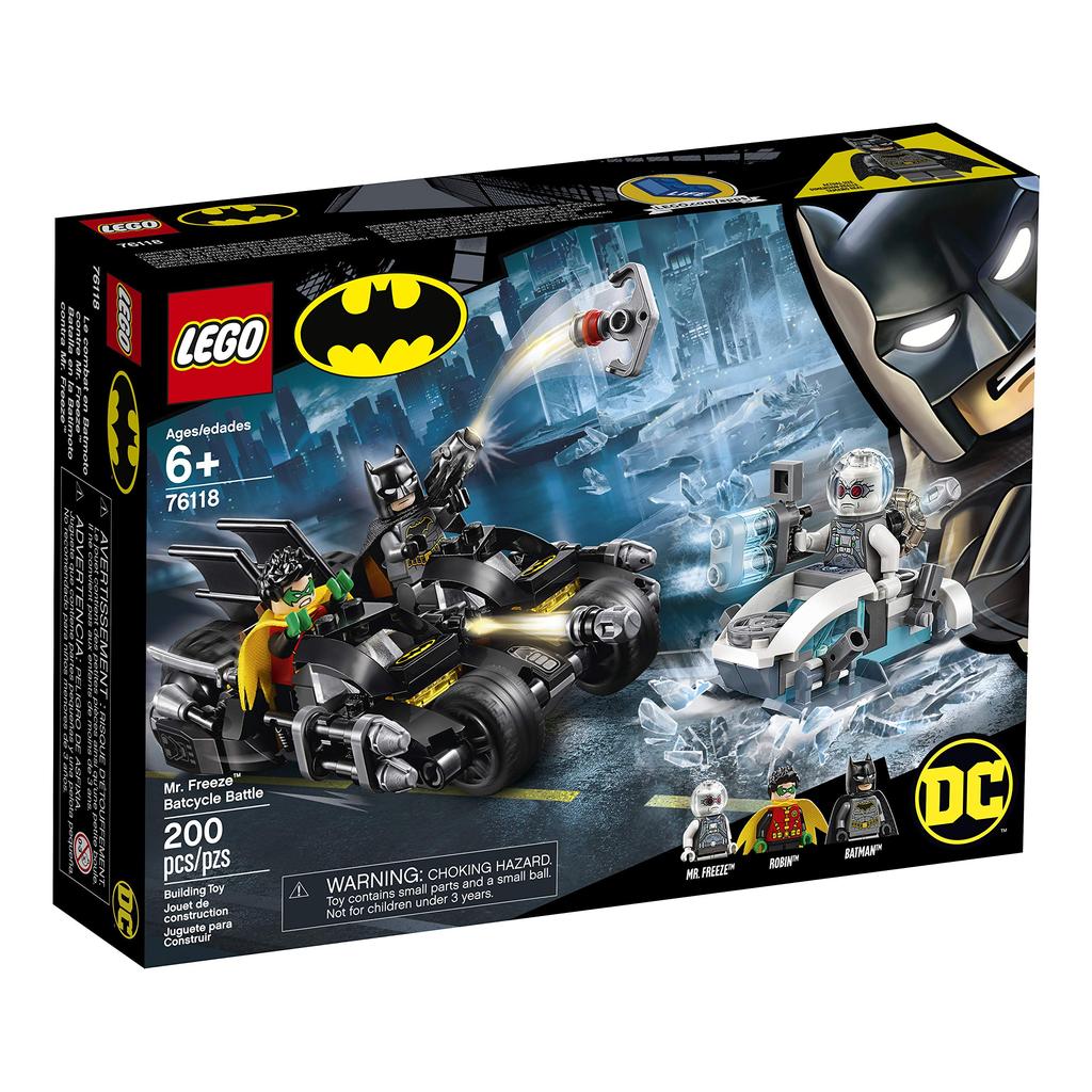 LEGO Super Heroes Freeze und Batcycle Battle 76118 Block Toy Boys Mr. (TM)