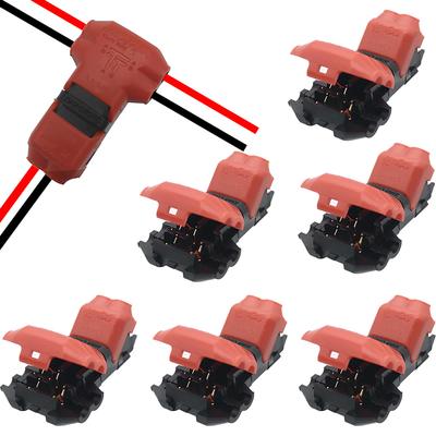 Quick Wire Splice Connector Low Voltage Solderless Splicer T Type 2pin No Stripping