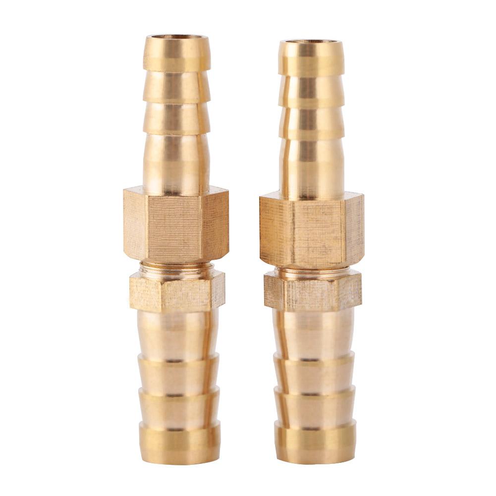 Brass Fitting Hose Barb Tail Reducer Reducing Plug Connector (8mm-8mm 4pcs)