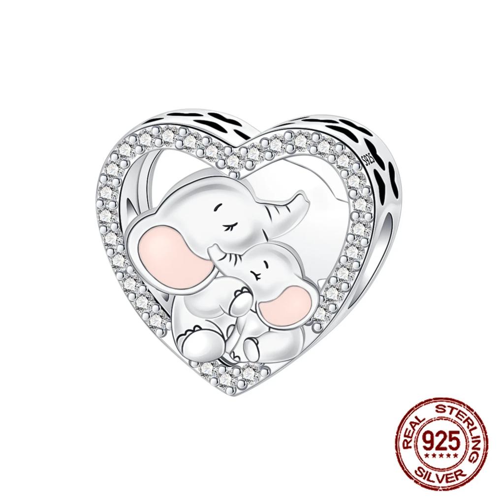 Copper Love Family Tree Cats Dogs Balloon Dangle Beads Fit Original Charms Bracelets Diy Bead Women Jewelry Making