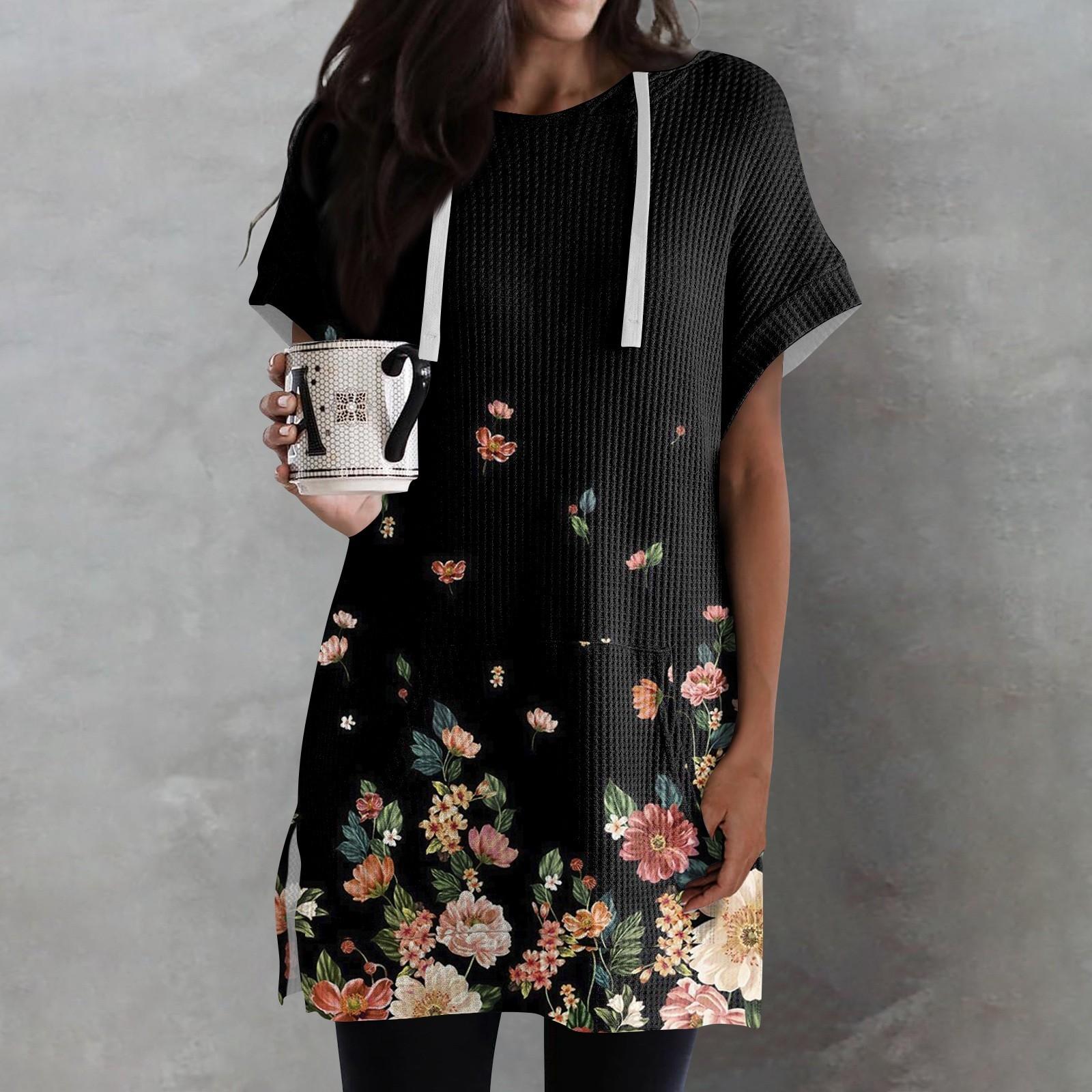 Женские свободные рубашки с принтом — фото 11