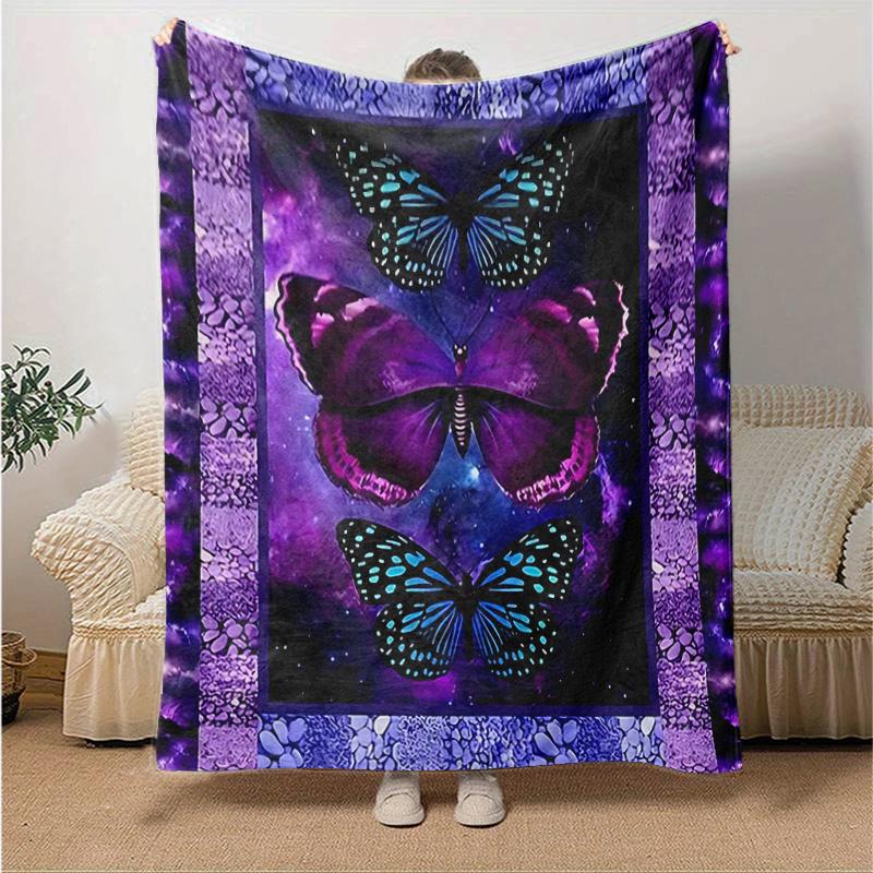 1pc Cozy Home Blanket: Perfect for Sofa, Bedroom, Living Room .W031