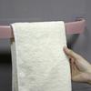 Towel Bar Self Adhesive Good Load-bearing Moisture-proof No Drilling Strong Adhesiveness Hanging Towel Waterproof Toilet Single Rod Towel Rack
