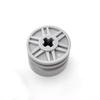 Rainbow Pig MOC Parts Wheel 55982 + 56891 Tire 37 x 18R High-Tech Compatible Bricks DIY Building Blocks Particle Kid Toy Gift
