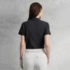 Fila Golf Series Fashionable Simple Slimming Casual Sports Golf Versatile Comfortable Knitted Short Sleeve Polo Shirt Women Tops A11W535114FBK