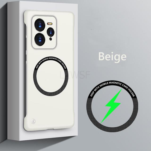Rahmenloses magnetisches für Magsafe Slim Case für Realme GT7 Pro GT7Pro 5G Wireless Charging Hard Back Cover