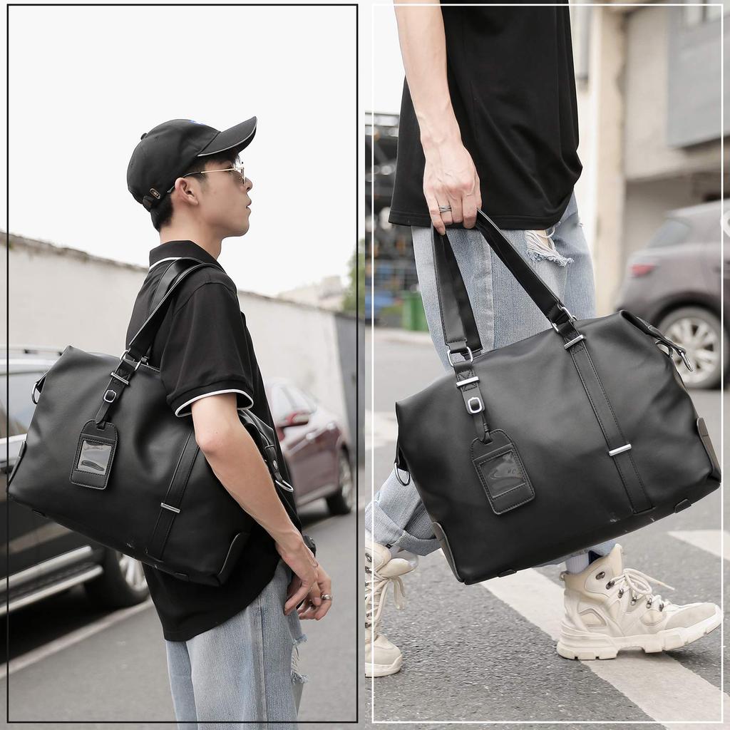 TsujiYa Large Capacity Tote Business Faux Perfect for Business and B16425 Men's Bag, 3-Way Bag, Carry-On Bag, Leather, Commuting, Trips, Travel,