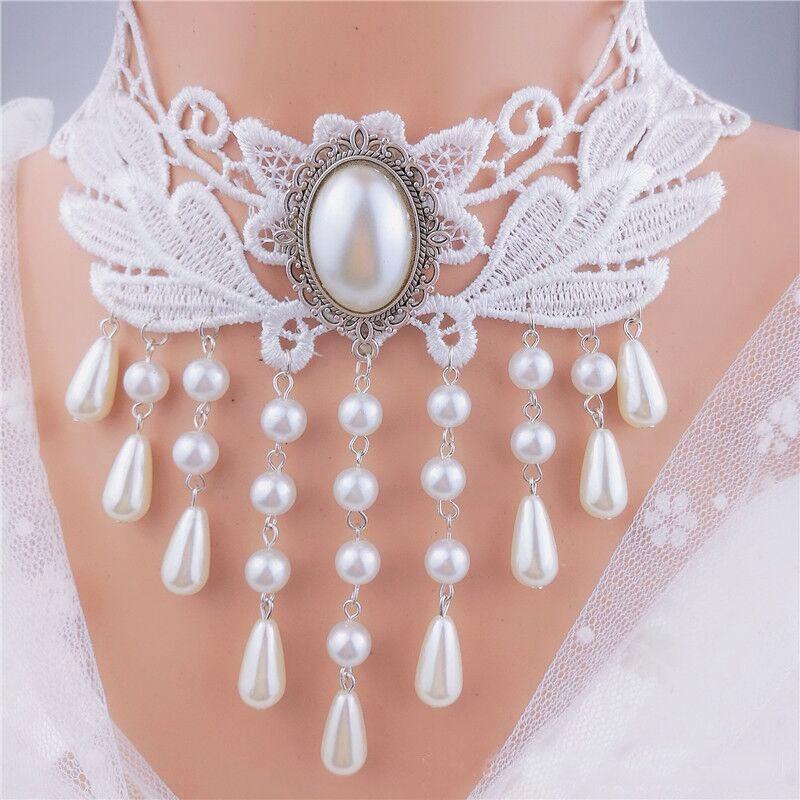 Neo-Gothic Black Sexy Lace Chokers Necklace for Women Fashion Retro Clavicle Chain Halloween Collar Y2K Decoration Jewelry Gifts