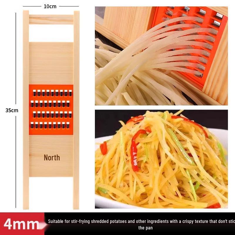 Thick Potato Shredder: Safe Handheld Grater for Peeling, Slicing, and Shredding Vegetables