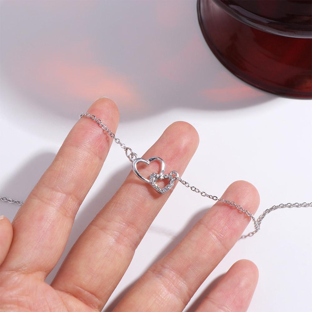 Pendant Necklace Love Heart Necklace Clavicular Sweater Chain Hollow Heart Chain Pendant  Summer