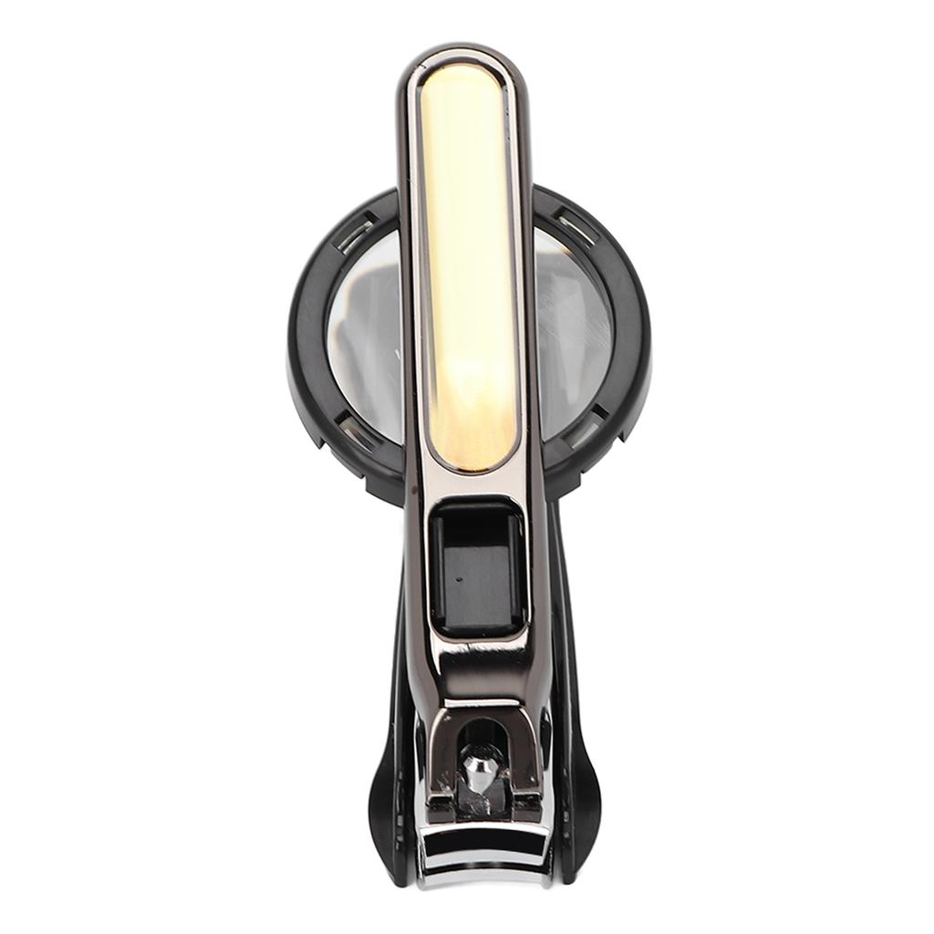Nail Clipper Heavy Duty Portable Nail Cutter with Removable Magnifying Glass for Seniors