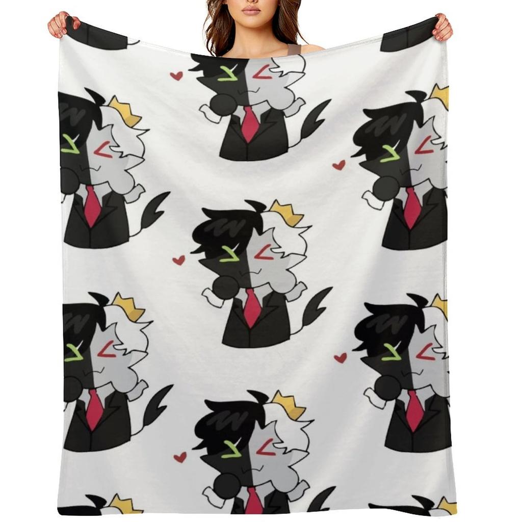 Ranboo Throw Blanket warm for winter funny gift Flannel Fabric Softest Blankets