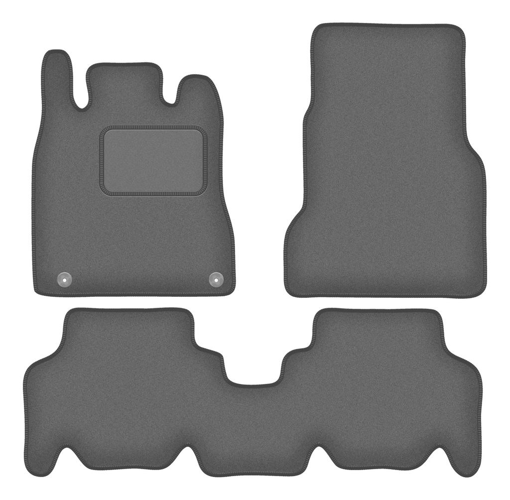 Velour Graphite Car Mats For: Mercedes W168 with Hatchback (1997-2004)