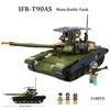 WK2 Militär IFR-T90AS OEF-M1XS Panzer BTR-80 Schützenpanzer Baustein Set Pantsyr-S1 Luftabwehrsystem Bausteine Maßstabsmodell