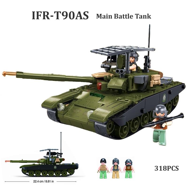 WK2 Militär IFR-T90AS OEF-M1XS Panzer BTR-80 Schützenpanzer Baustein Set Pantsyr-S1 Luftabwehrsystem Bausteine Maßstabsmodell
