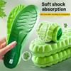 Soft PU Insoles for Men and Women - Cushioned Arch Support Inserts, Shock Absorbing & Sweat Absorbing Shoe Pads for Sports, Work & Daily Wear
