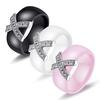 Women Simple Ceramic Ring Girl Jewelry Gift Girlfriend Surprise Present