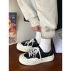 Platform Canvas Shoes Women's Dissolving Shoes Cute Japanese Big Head Shoes 2026 Spring and Autumn New Student Versatile Little White Shoes Women