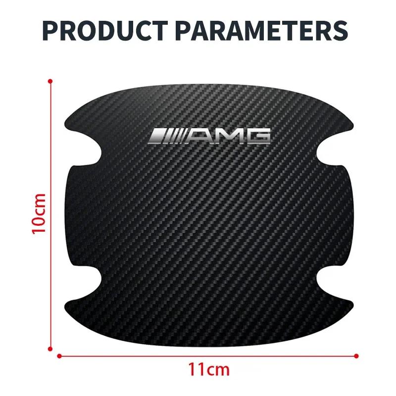 Car Sticker Car Door Handle Protection Sticker Emblem Car Styling for Mercedes Benz AMG A B C E GLC Clase CLA X253 W203 W204 W20